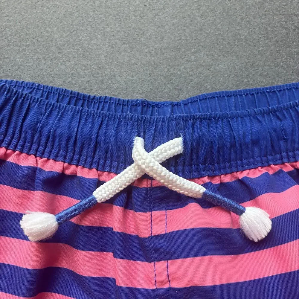 Mini Boden Striped Swim Trunks 9-10 Years